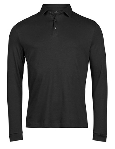 TEE-1442-Pima Cotton Long Sleeve Polo